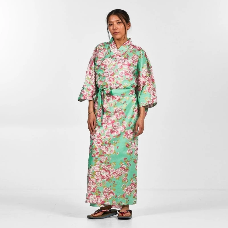 Women's Yukata Kimono - Sakura Flower 3 Women's Yukata Kimono - Sakura Flower - Image 3
