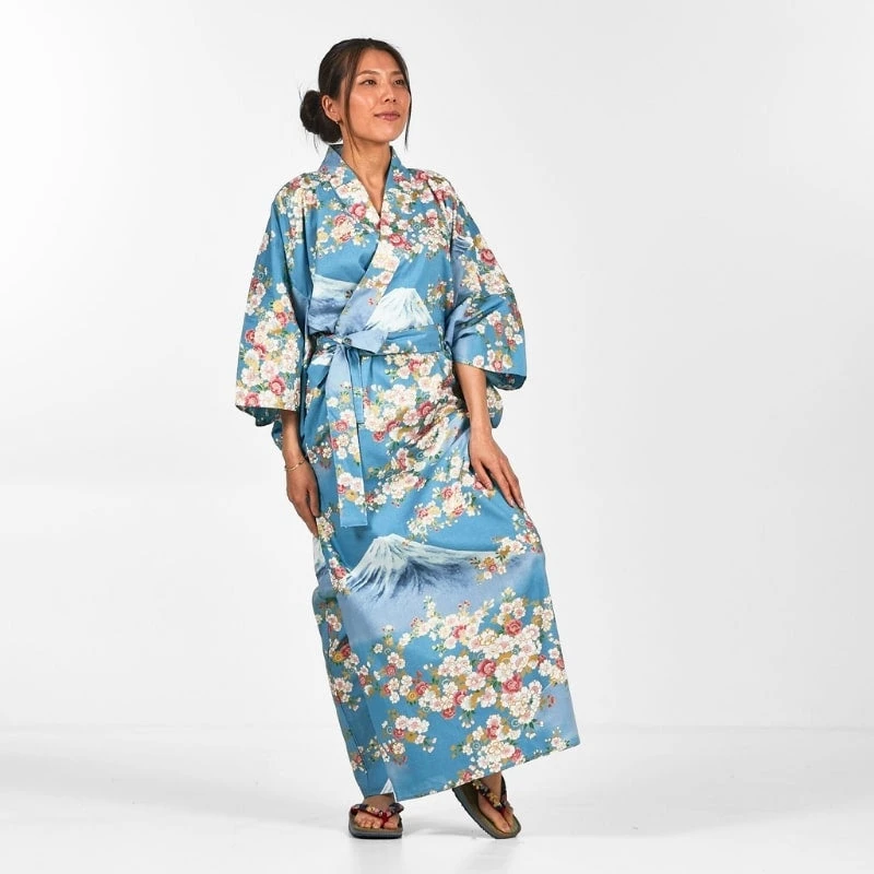 Women's Yukata Kimono - Fujisan No Sakura 1 Women's Yukata Kimono - Fujisan No Sakura