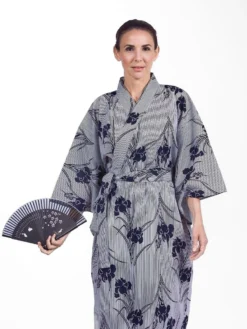 Women's Yukata Kimono - Iris 8 Women's Yukata Kimono - Iris -Nippon Life Market kimono yukata femme iris 538