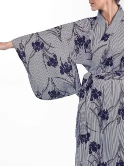 Women's Yukata Kimono - Iris 9 Women's Yukata Kimono - Iris -Nippon Life Market kimono yukata femme iris 758