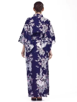 Women's Yukata Kimono - Peony & Geisha -Nippon Life Market kimono yukata femme pivoine geisha 725