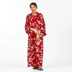 Women's Yukata Kimono - Shiraume