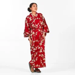 Women's Yukata Kimono - Shiraume -Nippon Life Market kimono yukata femme shiraume m 627