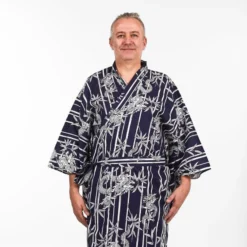 Yukata Kimono Men - Bamboo & Dragon 8 Yukata Kimono Men - Bamboo & Dragon -Nippon Life Market kimono yukata homme bambou dragon 743