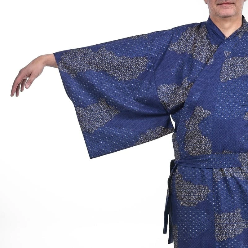Men’s Yukata Kimono – Kumo 3 Men’s Yukata Kimono – Kumo - Image 3