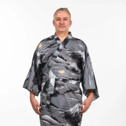 Yukata Men's - Mount Fuji -Nippon Life Market kimono yukata homme mont fuji 511