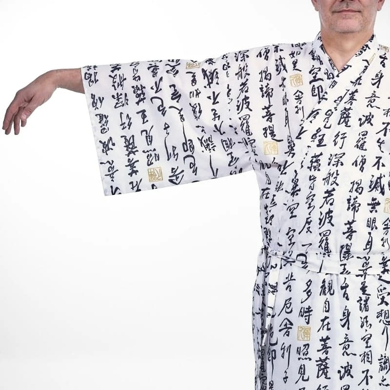 Men’s Yukata Kimono – Hannya Sutra 3 Men’s Yukata Kimono – Hannya Sutra - Image 3