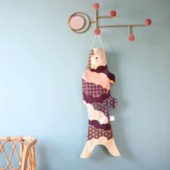 Koinobori Patchwork Plum - 28 In 6 Koinobori Patchwork Plum - 28 In -Nippon Life Market koinobori patchwork prune s 163