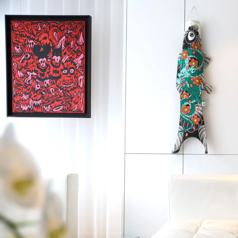 Koinobori Dragon Tattoo - 39 In 2 Koinobori Dragon Tattoo - 39 In - Image 2