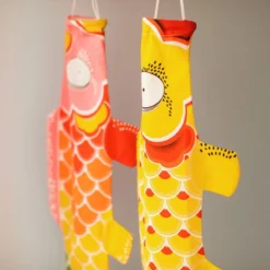 Koinobori Traditional Yellow - 28 In -Nippon Life Market koinobori traditionnel jaune s 236