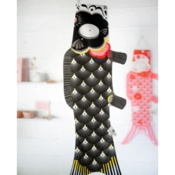 Koinobori Traditional Black - 39 In -Nippon Life Market koinobori traditionnel noir m 494