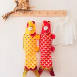 Koinobori Traditional Orange - 28 In -Nippon Life Market koinobori traditionnel orange s 196