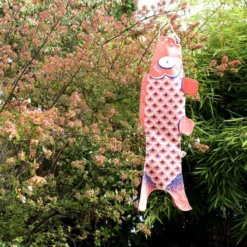 Koinobori Traditional Pink - 28 In -Nippon Life Market koinobori traditionnel rose s 637