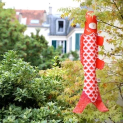 Koinobori Traditional Red - 28 In -Nippon Life Market koinobori traditionnel rouge s 880