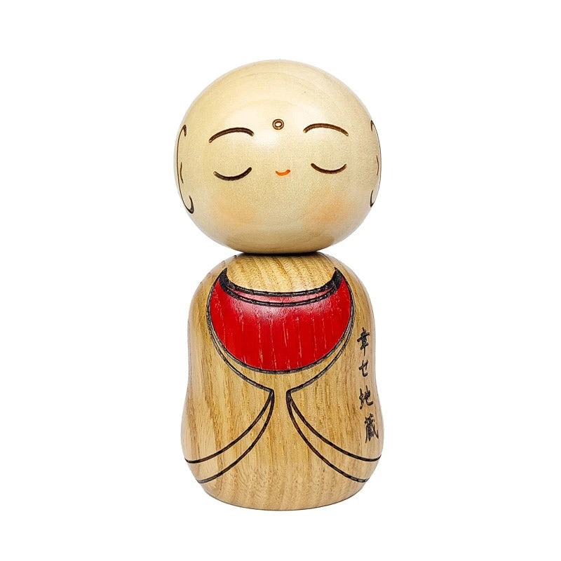 Kokeshi Doll Jizo Monk 1 Kokeshi Doll Jizo Monk