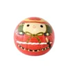 Japanese Round Kokeshi Doll - Musha