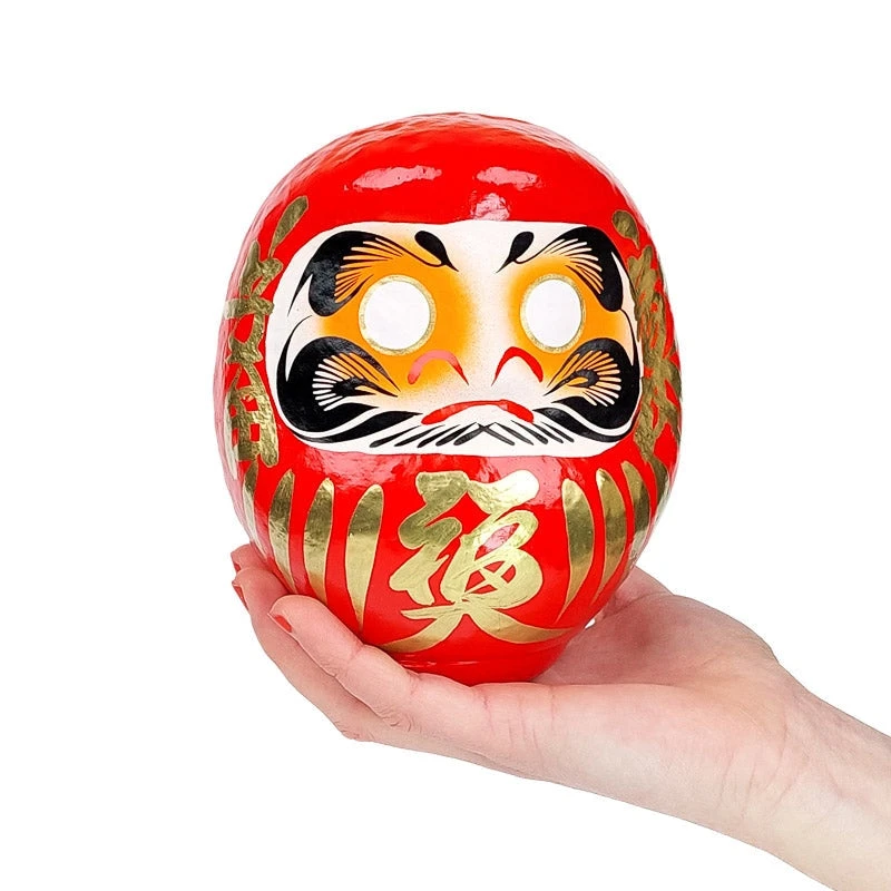 Daruma Doll Set - 4 Pieces 15 Cm (5.9") 4 Daruma Doll Set - 4 Pieces 15 Cm (5.9") - Image 4