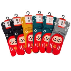 Daruma Tabi Socks - 6 Pairs