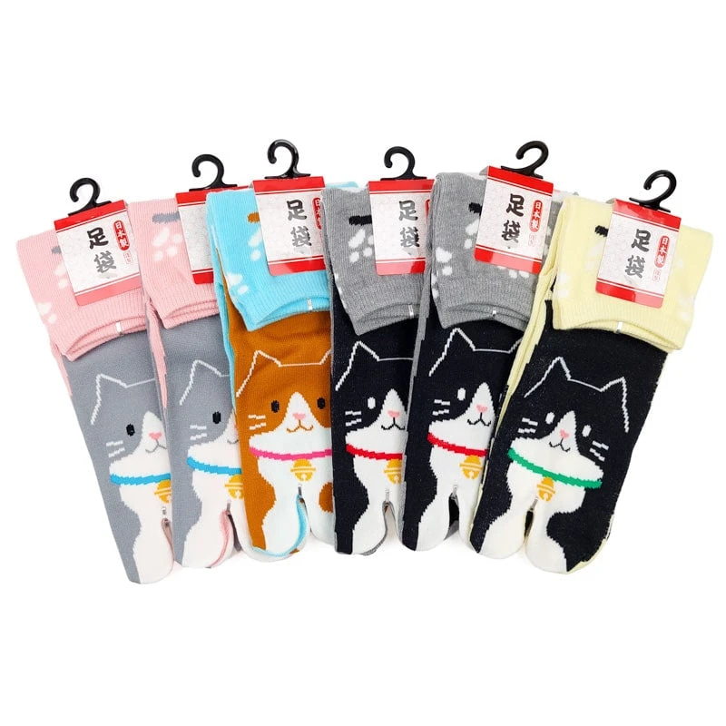 Neko Tabi Socks - 6 Pairs 1 Neko Tabi Socks - 6 Pairs