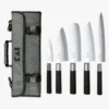 KAI Wasabi Black Knife Set – 5-Piece In Case
