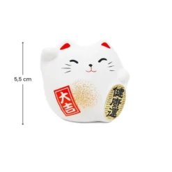 Round Maneki Neko - White 8 Round Maneki Neko - White -Nippon Life Market maneki neko rond blanc 828