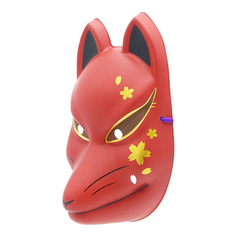 Red Kitsune Fox Mask 2 Red Kitsune Fox Mask - Image 2
