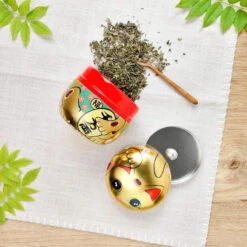 Metal Tea Box - Golden Maneki Neko -Nippon Life Market metal tea box golden maneki neko 798