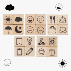 Japanese Mini Stamp Set - Bullet Journal