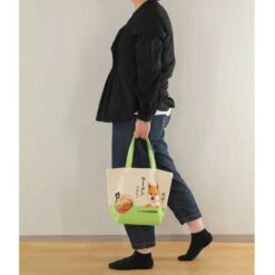 Mini Tote Bag – Ramen & Shiba -Nippon Life Market mini tote bag ramen shiba 219