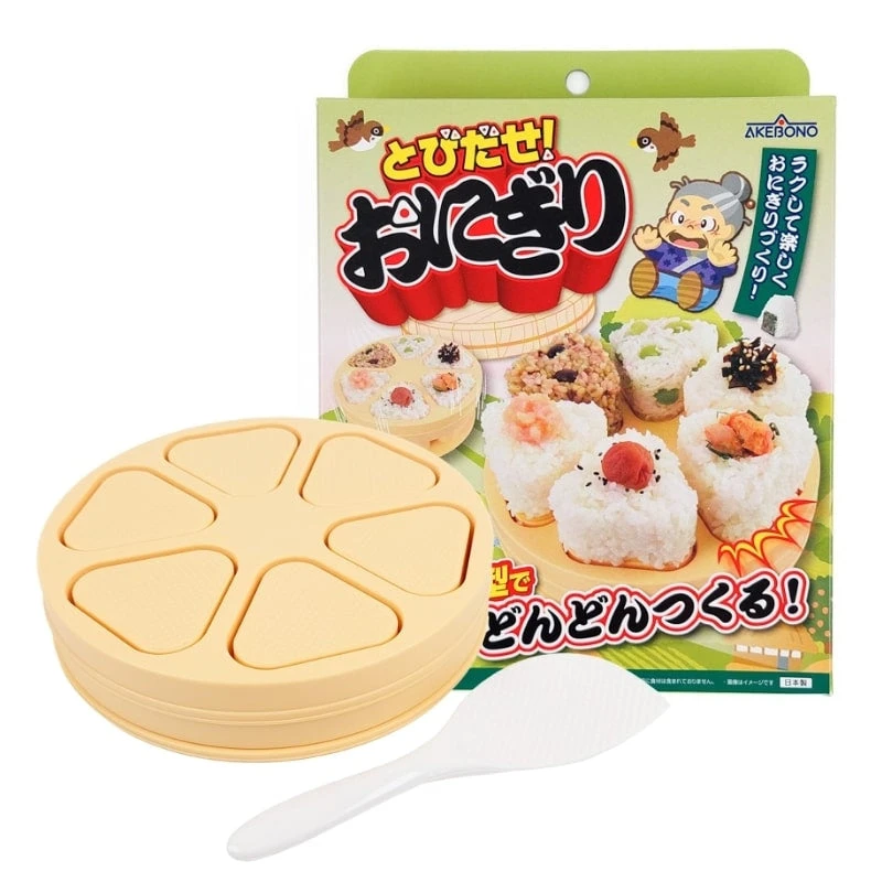 Onigiri Rice Mould - Let's Pop Out! 1 Onigiri Rice Mould - Let's Pop Out!