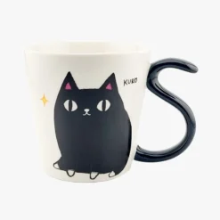Black Cat Mug - Neko Kuro