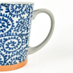 Japanese Mug - Karakusa Blue -Nippon Life Market mug japonais karakusa bleu 926