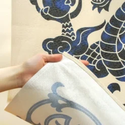 Japanese Noren Dragon -Nippon Life Market noren dragon japonais 156