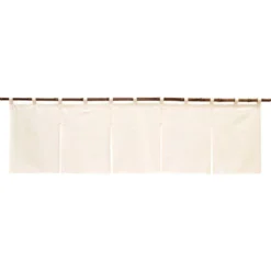 Japanese Noren Curtain Short - Beige