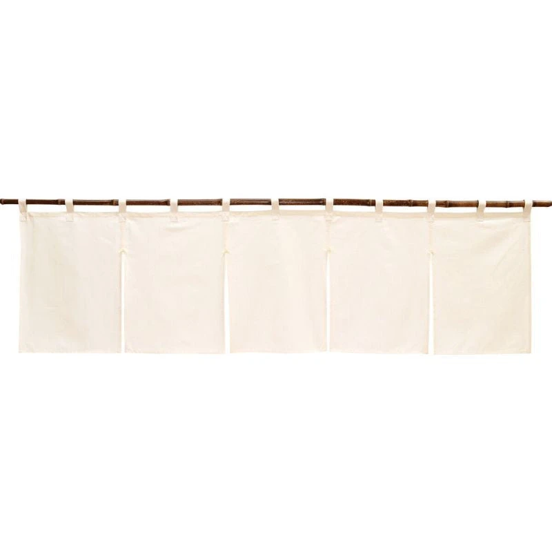 Japanese Noren Curtain Short - Beige 1 Japanese Noren Curtain Short - Beige