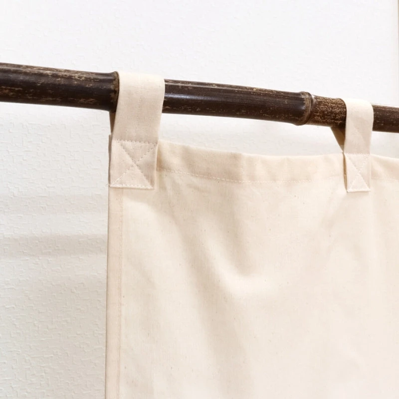 Japanese Noren Curtain Short - Beige 5 Japanese Noren Curtain Short - Beige - Image 5