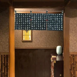 Short Noren Curtain - Sakana -Nippon Life Market noren japonais court sakana 85 x 30 cm 409