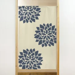 Japanese Noren - Lotus Flower -Nippon Life Market noren japonais fleur lotus 85 x 150 cm 473