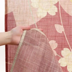 Japanese Noren - Sakura Flower 11 Japanese Noren - Sakura Flower -Nippon Life Market noren japonais fleur sakura 85 x 150 cm 258