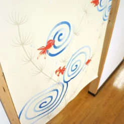 Japanese Noren - Kingyo 12 Japanese Noren - Kingyo -Nippon Life Market noren japonais kingyo 85 x 150 cm 648