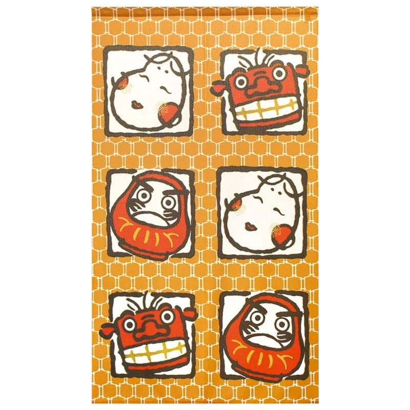 Japanese Noren - Luck 1 Japanese Noren - Luck