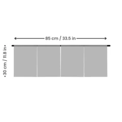 Short Noren Curtain - Blue Neko -Nippon Life Market noren 4 min