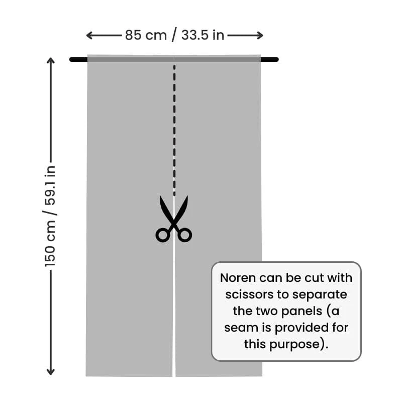 Japanese Noren - Sakura Usagi 7 Japanese Noren - Sakura Usagi - Image 7