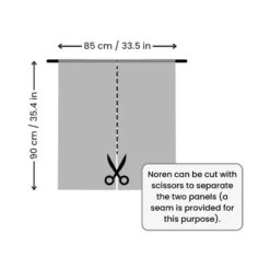 Noren Curtain - Cherry & Fuji -Nippon Life Market norenavecdecoupe 3 min 66bdf386 8b62 46c2 a0ac 15ae05018a7e