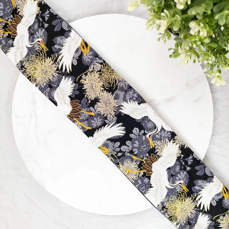 Obi Belt Crane Print 2 Obi Belt Crane Print - Image 2