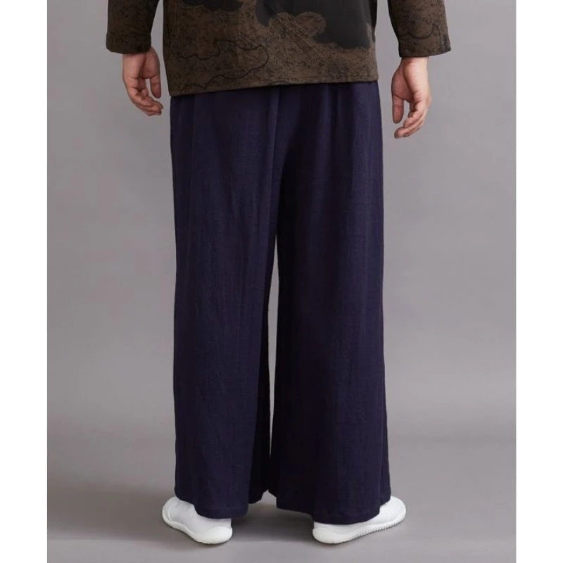 Japanese Wide Leg Pants Men's 4 Japanese Wide Leg Pants Men's - Image 4
