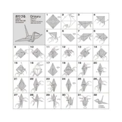 Origami Paper Crane - Hanafuda -Nippon Life Market papier origami pliage grue hanafuda 333