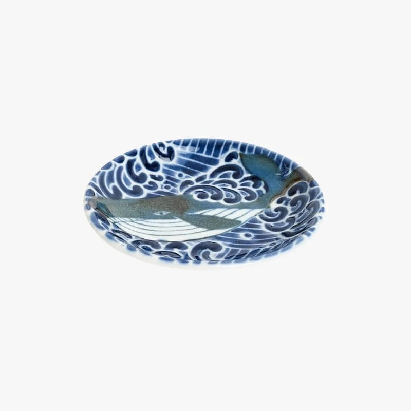 Japanese Small Plate - Whale 4 Japanese Small Plate - Whale - Image 4