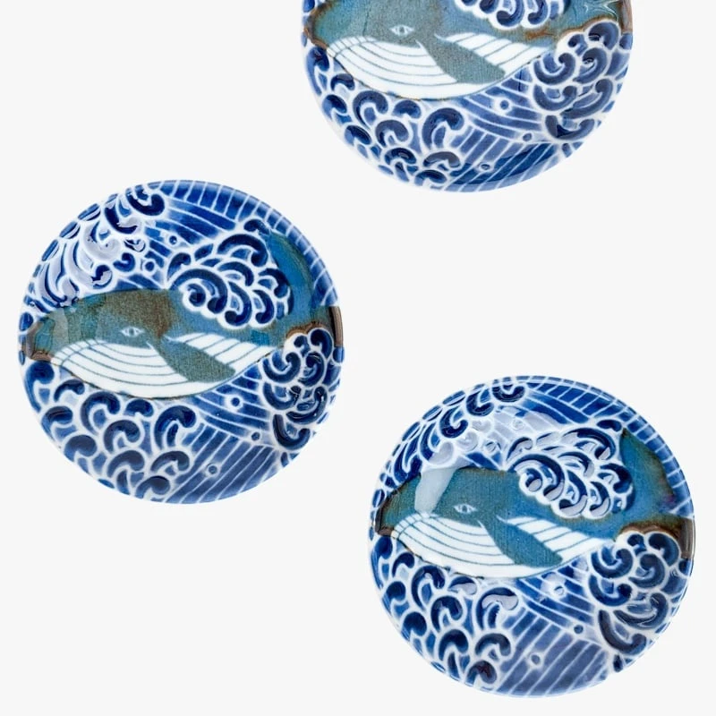 Japanese Small Plate - Whale 3 Japanese Small Plate - Whale - Image 3