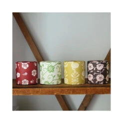 Small Tin Tea Caddy - Kiku -Nippon Life Market petite boite a the japonaise kiku 696